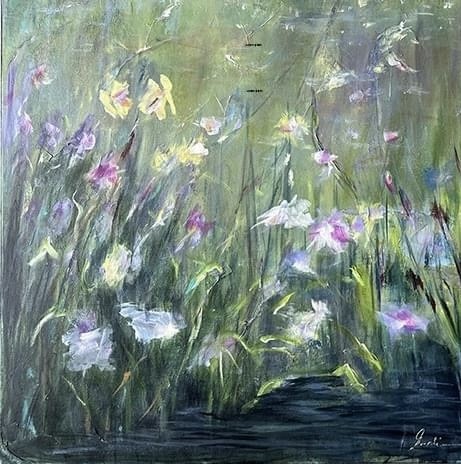Marais en fleurs